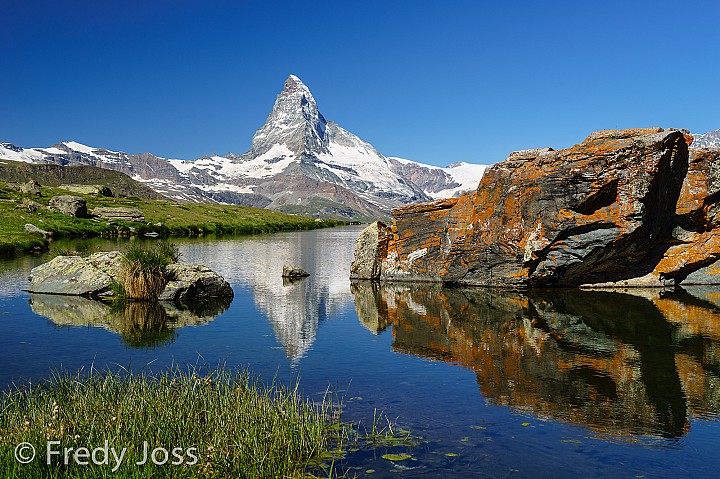 Matterhorn beim Stellisee, Wallis