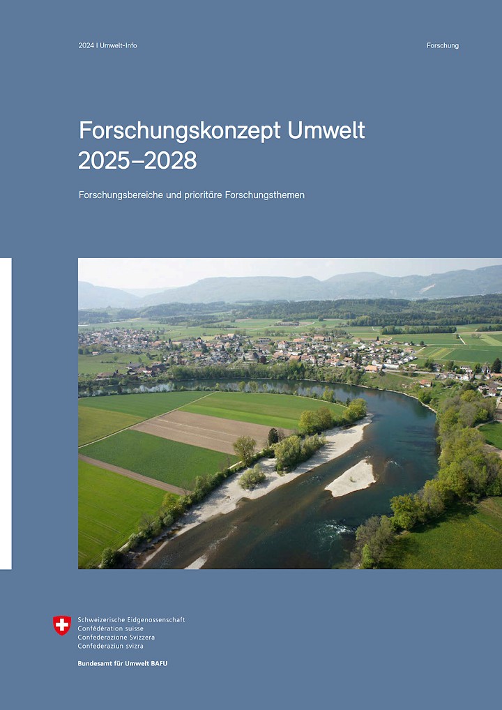 Forschungskonzept Umwelt 2025–2028 – Forschungsbereiche und prioritäre Forschungsthemen