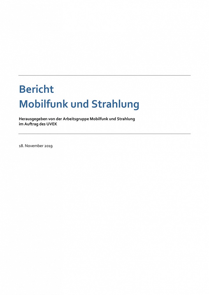 Bericht Mobilfunk und Strahlung