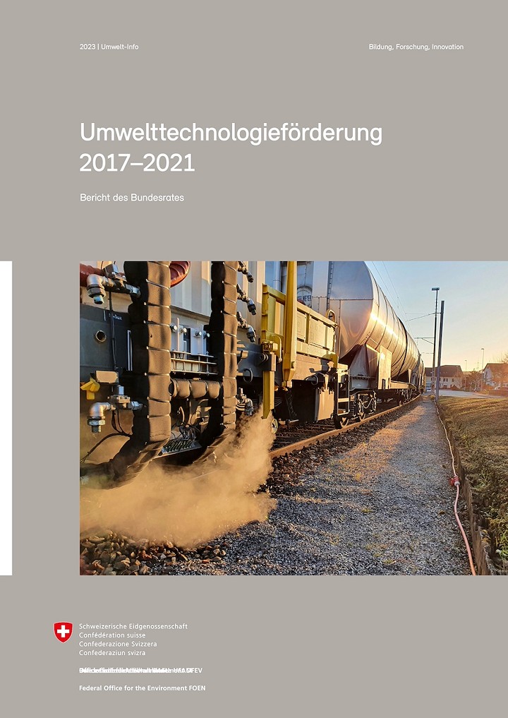 Umwelttechnologieförderung 2017–2021 – Bericht des Bundesrates